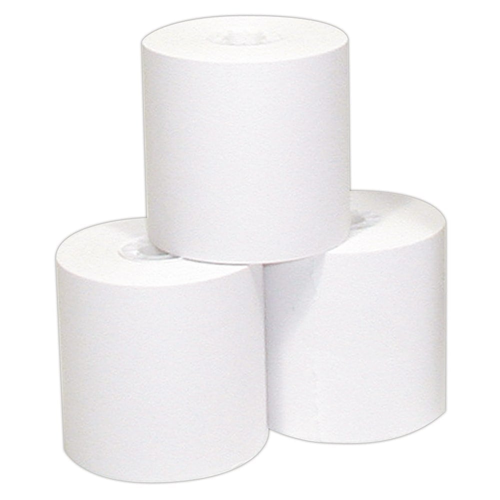 Single-Ply Thermal Paper Rolls, 3 1/8in x 230ft, White, Pack Of 50 Rolls MPN:3381