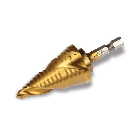 Spiral Step Bit 1/4-1 MPN:36-704