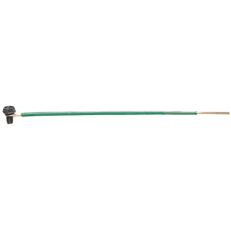 Grounding Tail, Ptail -Screw, Green, Pk100 MPN:30-3399