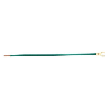 Pigtail Connector, Pigtail, Green, Pk25 MPN:30-3480