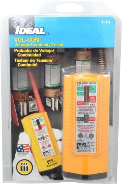 5 VAC/VDC to 600 VAC/VDC, Voltage and Circuit Continuity Tester MPN:61-076