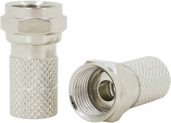 Straight, F Type Crimp Coaxial Connector MPN:85-037