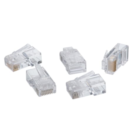 Cat5E F-T Rj45 Mod Plug, PK100 MPN:85-372J