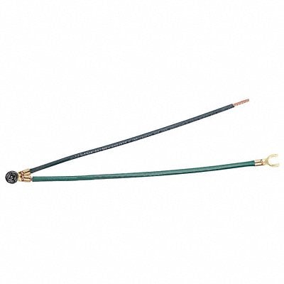 Grounding Tail 2-Wire PT Fork Green Pk25 MPN:30-3287