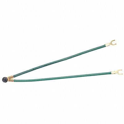 Grounding Tail 2-Wire 2 Forks Green Pk25 MPN:30-3288