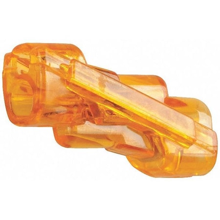 Push-In Wire Connector, 12 AWG Max, 2 Port, Orange, Polycarbonate Insulation, 600 V, 100 PK MPN:30-1042