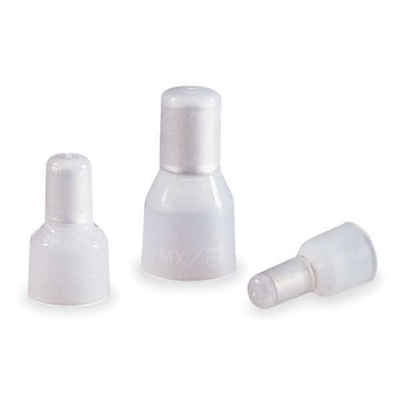 Crimp Wire Connector, Clear, Nylon Insulation, 600 V, 1000 PK MPN:30-147