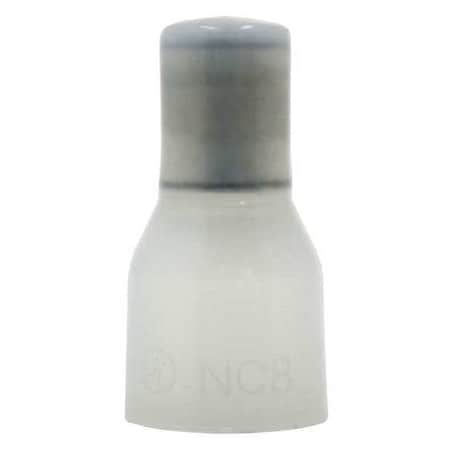 Crimp Wire Connector, 12 AWG Max, Clear, Nylon Insulation, 600 V, 1000 PK MPN:30-148