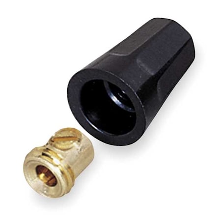 Mechanical Lug, Black, 300 V, 100 PK MPN:30-210