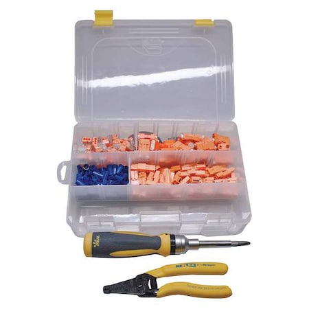 Twist-On Wire Connector, 12 AWG Max, Orange, Nylon Insulation, 600 V MPN:30-2257