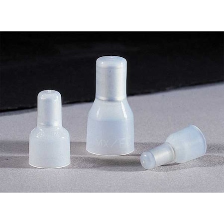 Crimp Wire Connector, Clear, Nylon Insulation, 600 V, 100 PK MPN:30-247G
