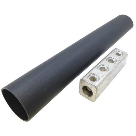 Wire Connector Kit, 250 kcmil Max, Black, Cross-Linked Polyolefin Insulation, 600 V MPN:46-403