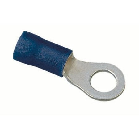 Ring Terminal, 5/16 in Stud Size, 10 AWG, 600 V, Vinyl Insulated, Yellow, Crimp Termination Only MPN:83-2361