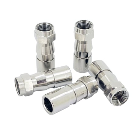 RG6 F tool-Less Cmprcon Gry/50, PK50 MPN:85-168