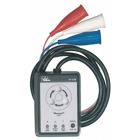 Phase Sequence Tester, 120 to 600VAC MPN:61-520