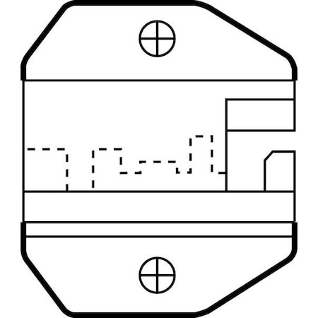 Crimping Die, Connector Type RJ-45 MPN:30-559
