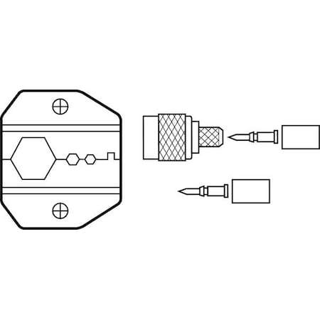 Replacement Die, For RG8/11, RG213, RG216 MPN:30-577