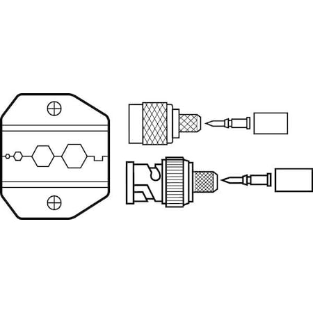 Replacement Die, For RG58 And RG174 MPN:30-587