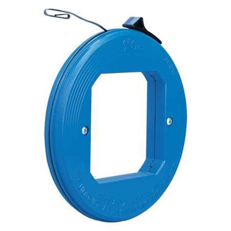 Fish Tape, 1/8 In x 50 ft, Blued Steel MPN:31-010