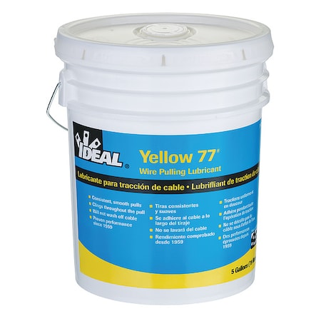 Wire Pulling Lubricant, 5 gal. Bucket, Ylw MPN:31-355