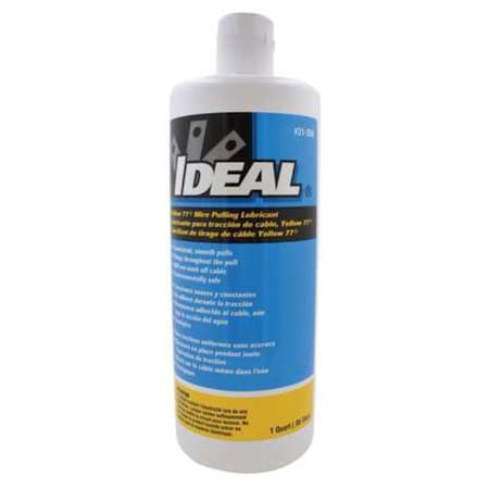 Wire Pulling Lubricant, 1 qt. Bottle, Ylw MPN:31-358