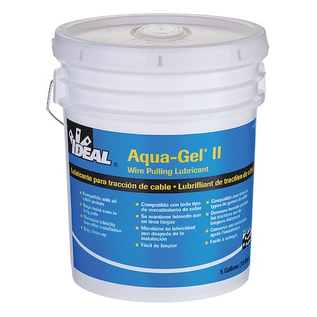 Wire Pulling Lubricant, 5 gal Bucket, Blue MPN:31-375