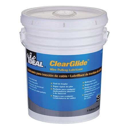 Wire Pulling Lubricant, 5 gal. Bucket, Clr MPN:31-385