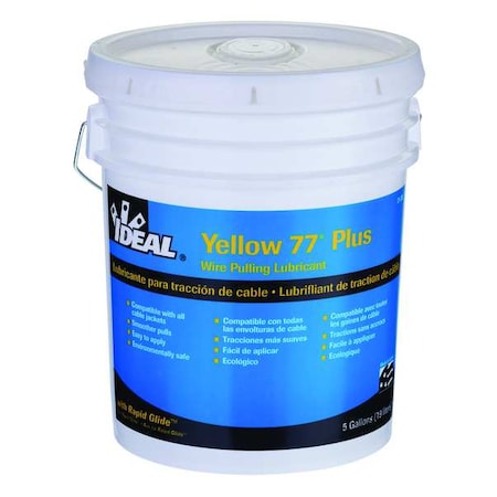 Wire Pulling Lubricant, 5 gal. Bucket, Ylw MPN:31-395