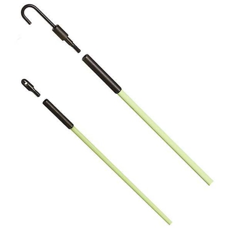 Cable Pulling Fishing Pole, 3/16 In, 12 ft MPN:31-631