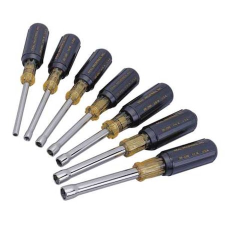 Nut Driver Set, 7 Pieces, SAE, Hollow MPN:35-299