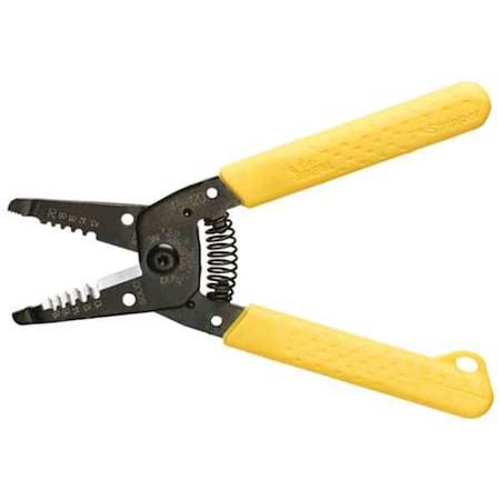 Electrical T-5 Wire Strippers, 10 - 18 AWG Solid, 12 - 20 AWG Stranded, Plier Nose, Yellow MPN:45-120