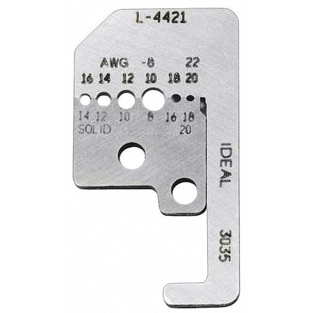 Replacement Blade for Stranded Wire Stripper (45-092), 10-22 AWG MPN:L-4421