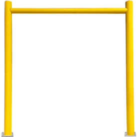 Ideal Shield® Goal Post Dock Door Guard Steel & HDPE Plastic Yellow 144