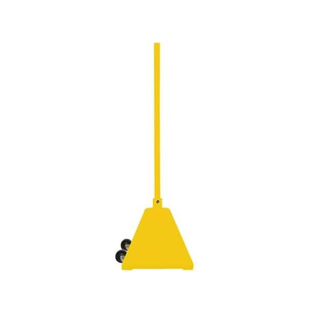 Sign Base With Wheels MPN:BPB-YL-RUBBER CASTER