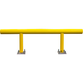 Ideal Shield® Heavy Duty One-Line Guard Rail Steel & HDPE Plastic 96