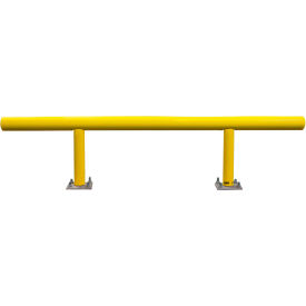 Ideal Shield® Standard One-Line Guard Rail Steel & HDPE Plastic 96