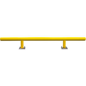 Ideal Shield® Standard One-Line Guard Rail Steel & HDPE Plastic 120