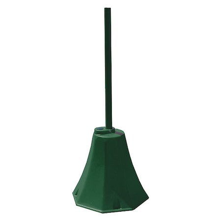 Sign Base, Polyethylene, Green MPN:OCT-GN-98-BK