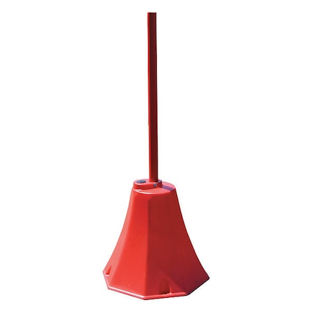 Sign Base, Polyethylene, Red MPN:OCT-RD-96-RD