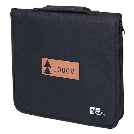 Tool Bag, Black, Nylon, 20 Pockets MPN:35-9352