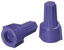 Wing Twist-On Wire Connector: Purple, Corrosion-Resistant MPN:30-065