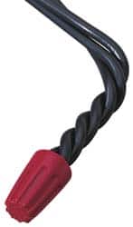 Standard Twist-On Wire Connector: Red, Flame-Retardant, 2 AWG MPN:30-076J