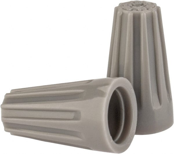 Standard Twist-On Wire Connector: Gray, Flame-Retardant, 2 AWG MPN:30-171