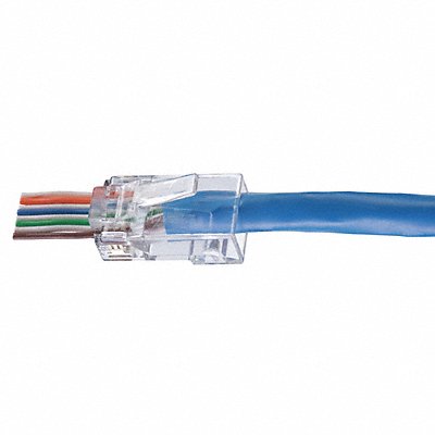 Modular Plug Category 6 Cable Clear PK50 MPN:85-376 Modular Plug Category 6 Cable Clear PK50 MPN:85-376