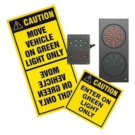 Exterior Traffic Lights, Plastic, Black MPN:60-5411-U