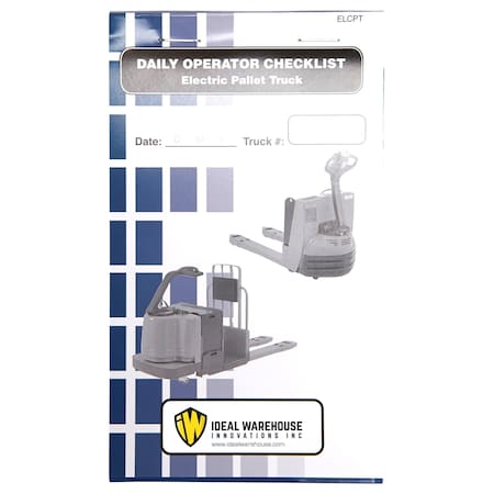 Replacement Checklist Book, 1 3/8