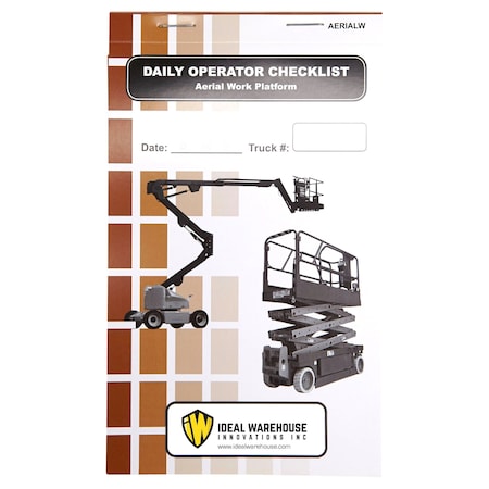 Replacement Checklist Book, 1 3/8