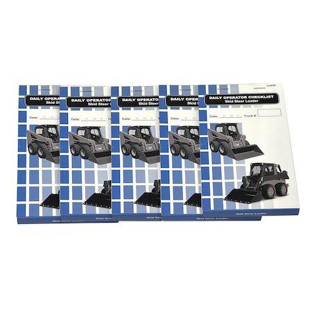 Replacement Checklist Skid Steer, PK5 MPN:70-1084-CP