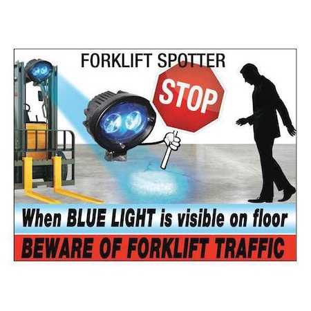Warning Safety Sign, Aluminum MPN:70-1095-1