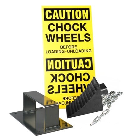 Wheel Chock Safety System Package MPN:60-7248-CMH94